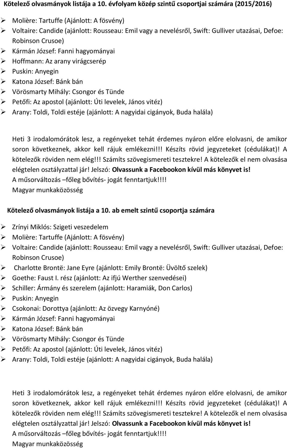 Kötelező olvasmányok a 7.a osztály számára (2015/2016) Mikszáth: Szent  Péter esernyője. Verne: Kétévi vakáció. Rideg Sándor: Indul a bakterház -  PDF Free Download