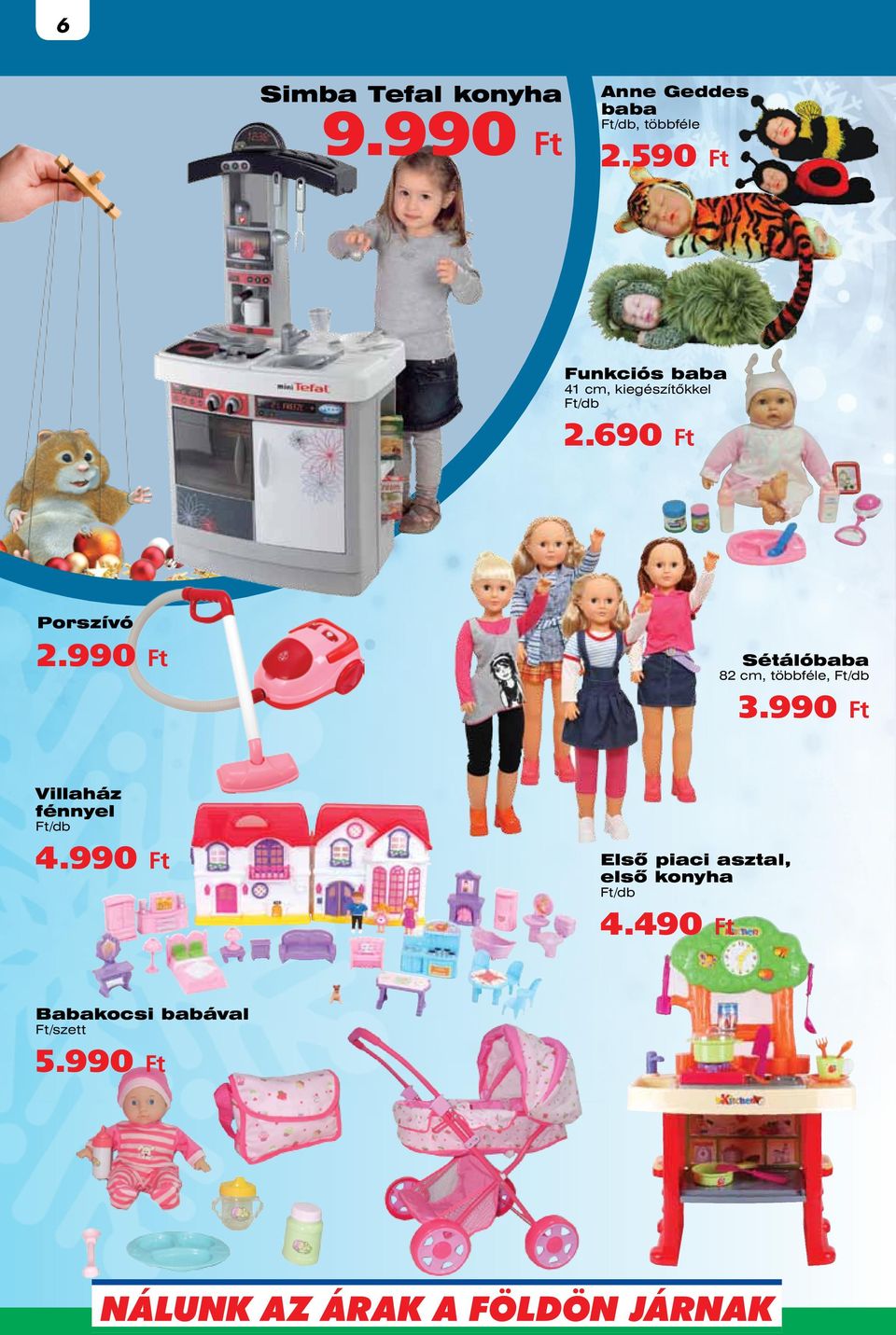 690 Porszívó Sétálóbaba 82 cm, többféle, 3.