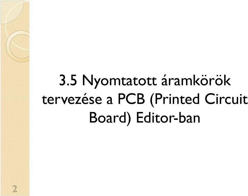 a PCB (Printed