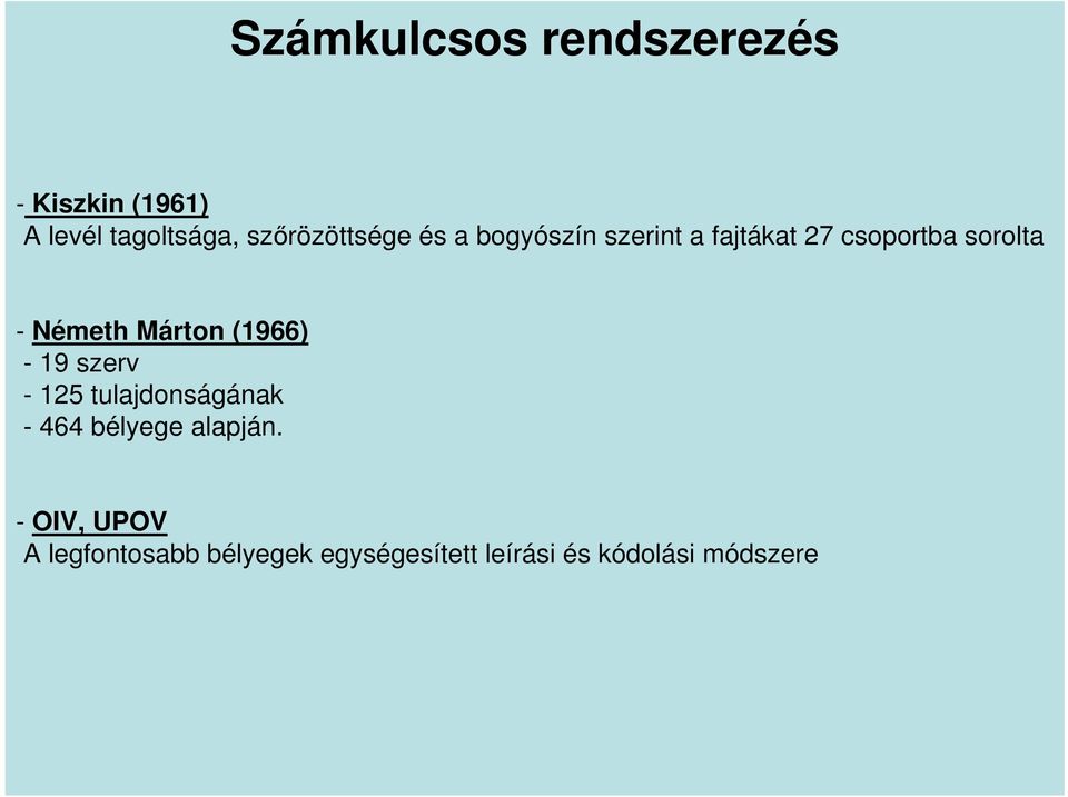 Németh Márton (1966) - 19 szerv - 125 tulajdonságának - 464 bélyege