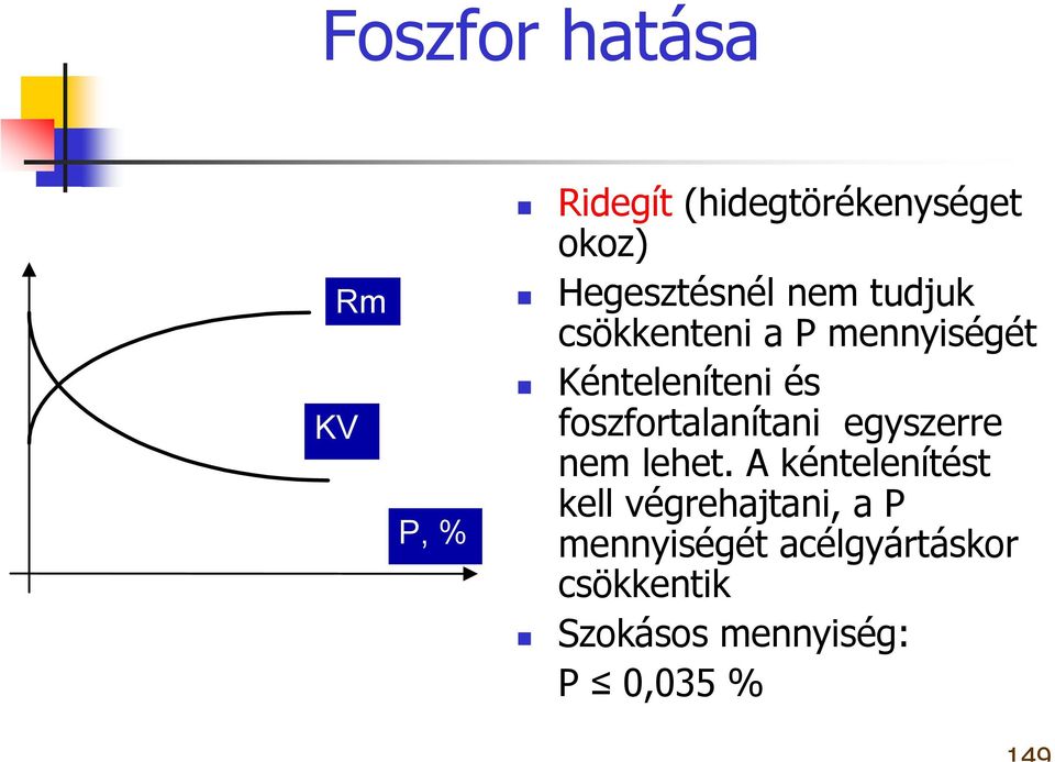 foszfortalanítani egyszerre nem lehet.