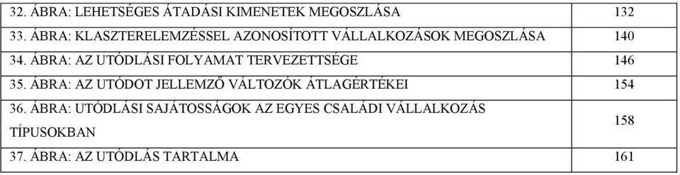 ÁBRA: AZ UTÓDLÁSI FOLYAMAT TERVEZETTSÉGE 146 35.