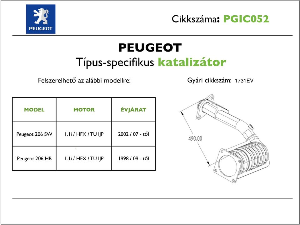 Peugeot 206 SW 1.