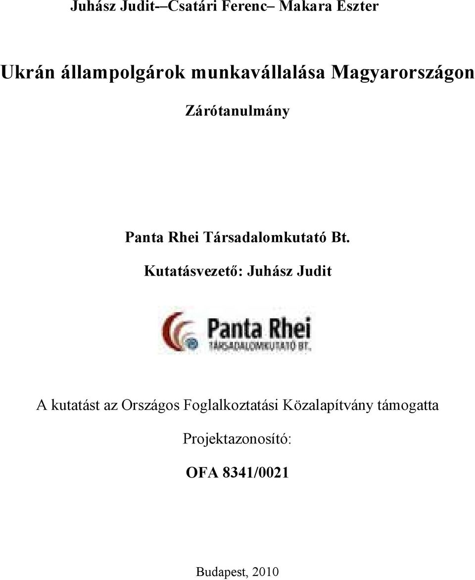 Társadalomkutató Bt.