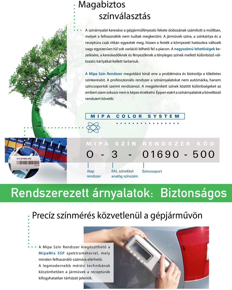 A nagyszámú lehetőségek kezelésére, a kereskedőknek és fényezőknek a tényleges színek mellett különböző változatú kártyákat kellett tartaniuk.