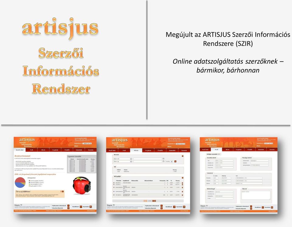 Rendszere (SZIR) Online