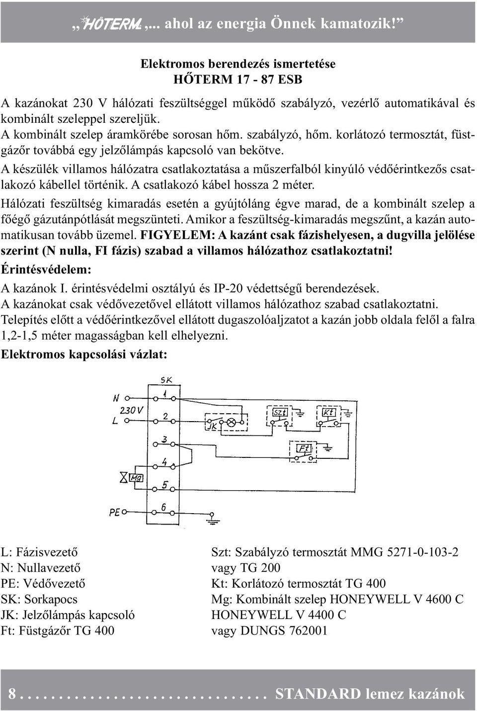 GÉPKÖNYV. ,,,... ahol az energia Önnek kamatozik! Gyomaendrôd, Kossuth u.  64. Standard lemez kazánok... Kereskedelmi jel (típus): HÔTERM... - PDF  Free Download