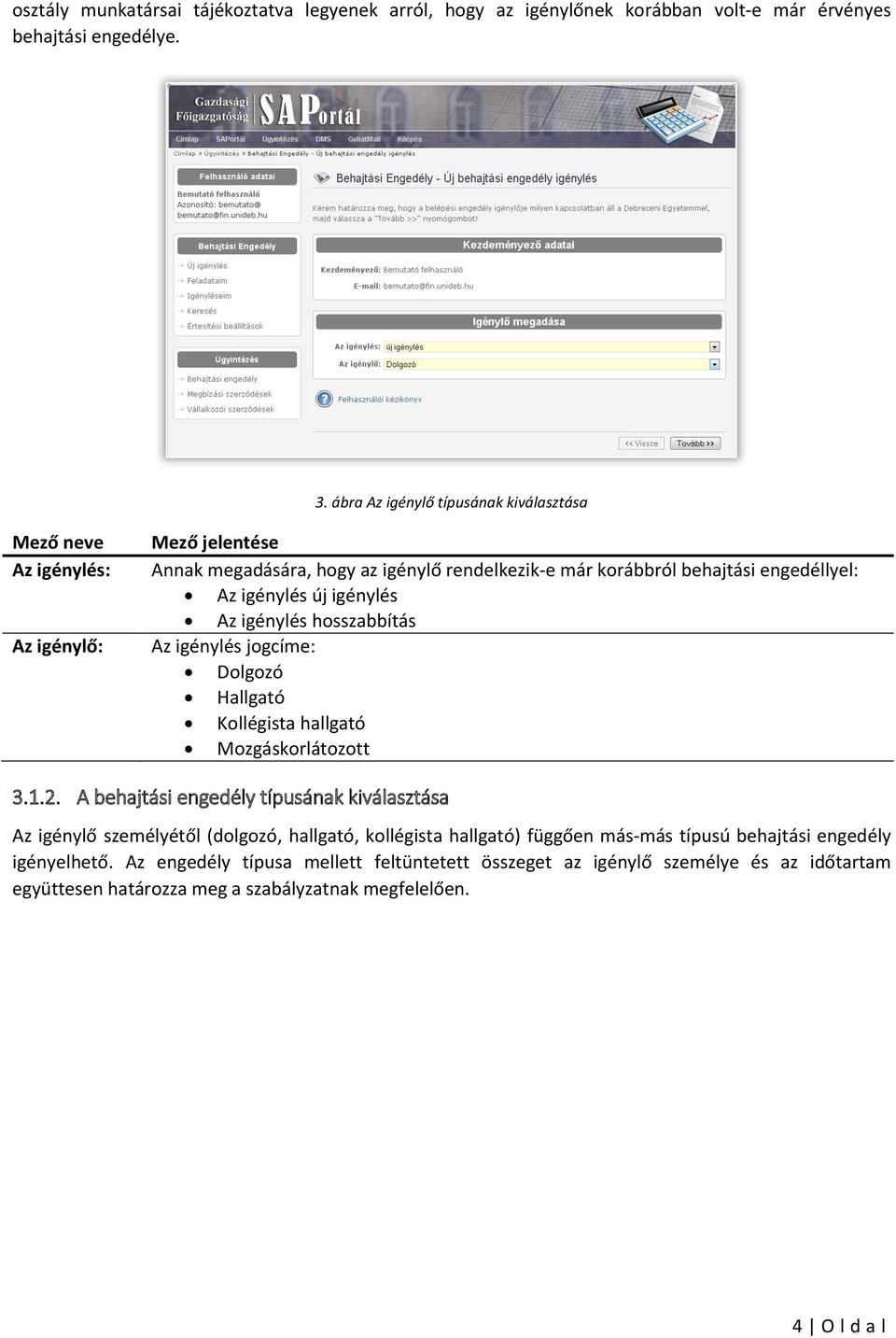 Behajtási engedély nyilvántartó rendszer - PDF Ingyenes letöltés