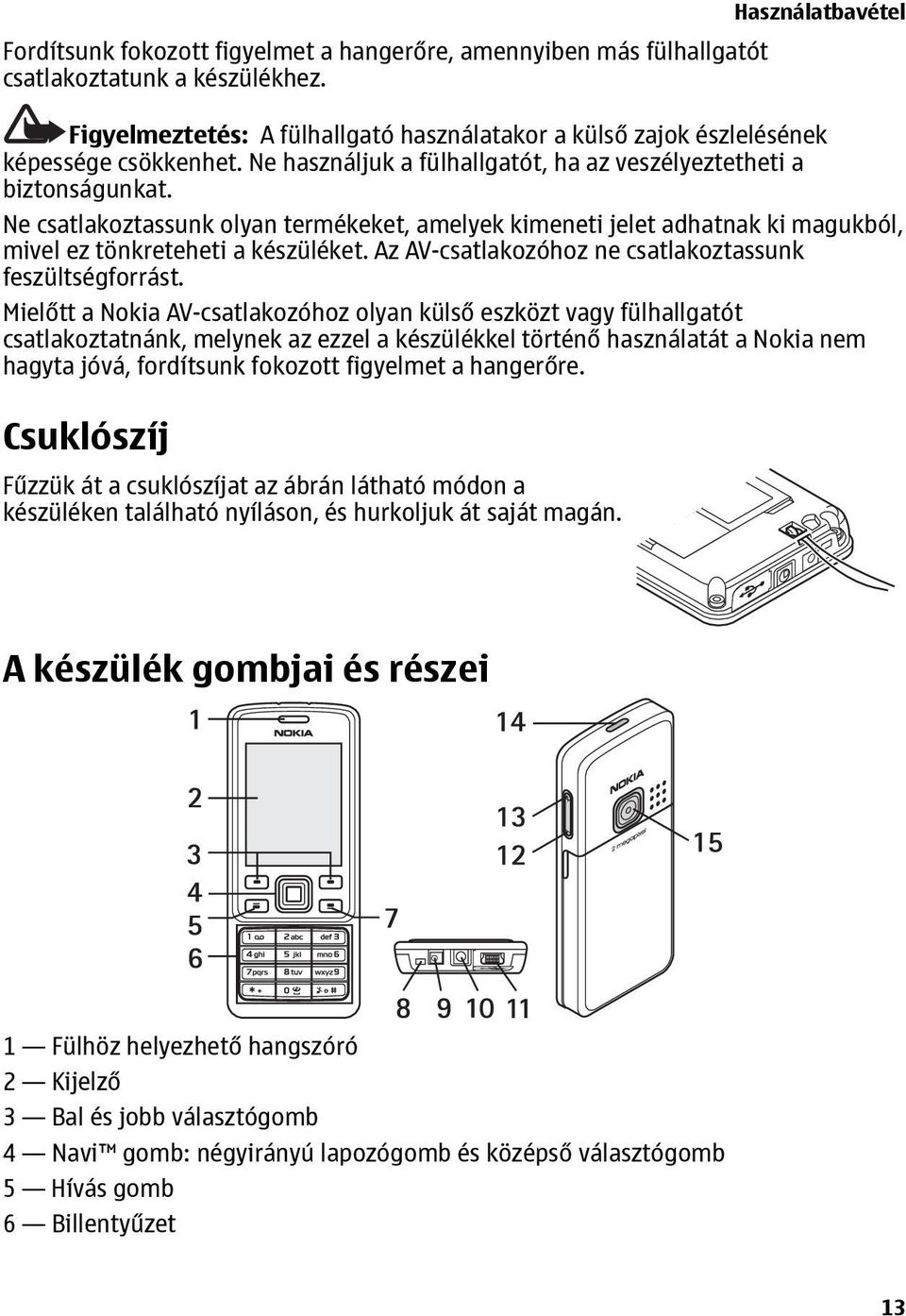 Az AV-csatlakozóhoz ne csatlakoztassunk feszültségforrást.