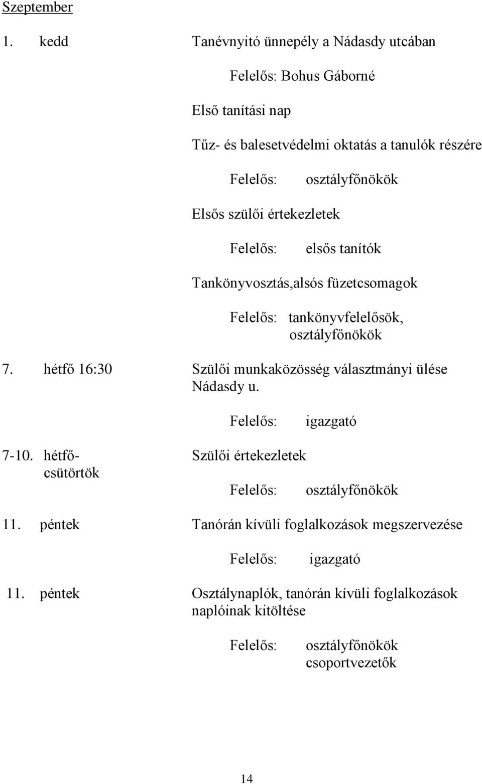 Elsős szülői értekezletek elsős tanítók Tankönyvosztás,alsós füzetcsomagok tankönyvfelelősök, osztályfőnökök 7.