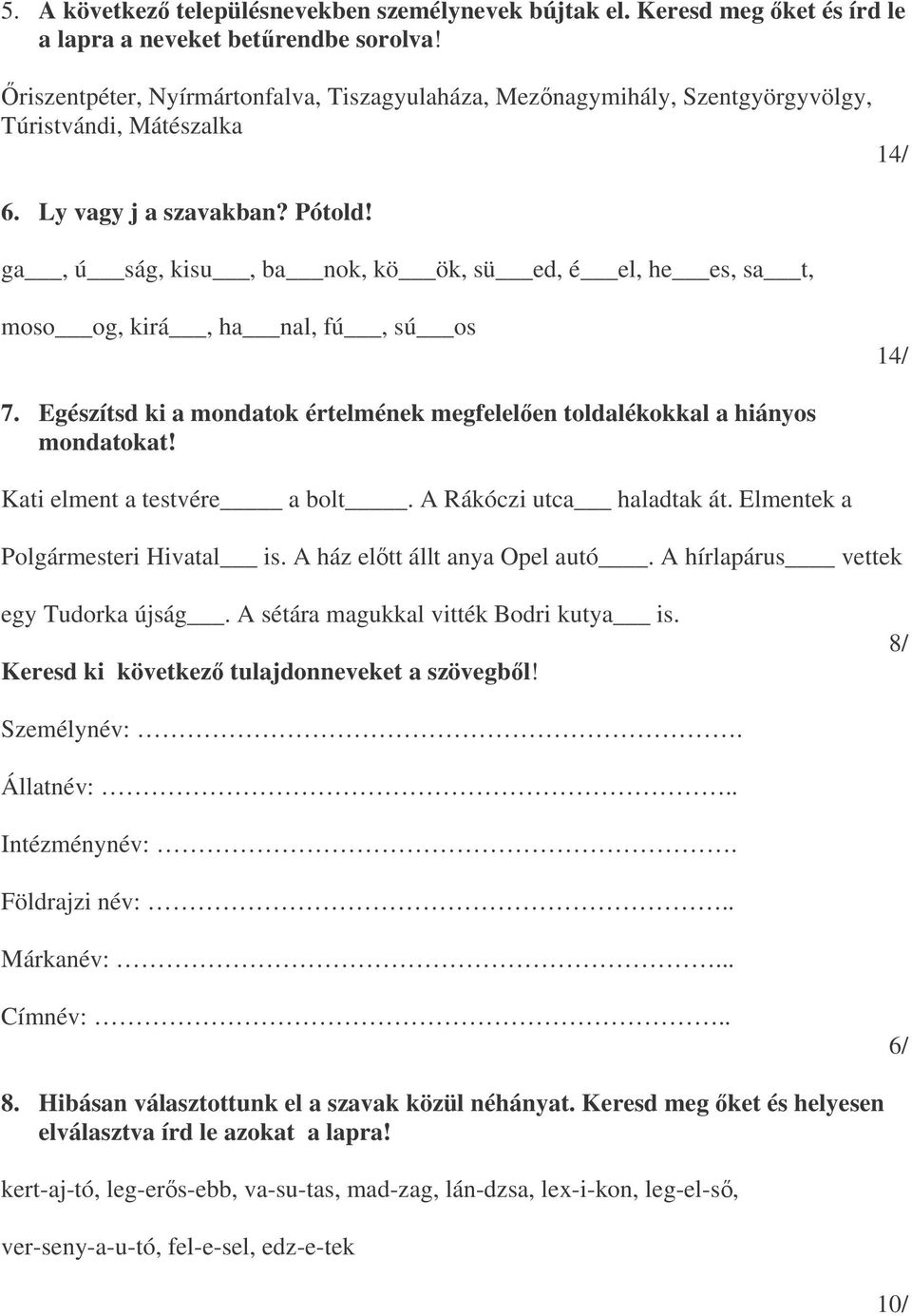 KÖRZETI TANULMÁNYI VERSENY Matematika 2. osztály - PDF Free Download