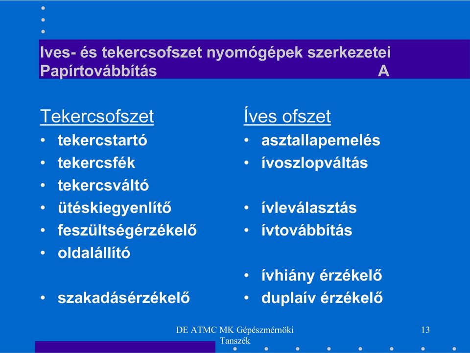 feszültségérzékelő oldalállító szakadásérzékelő Íves ofszet