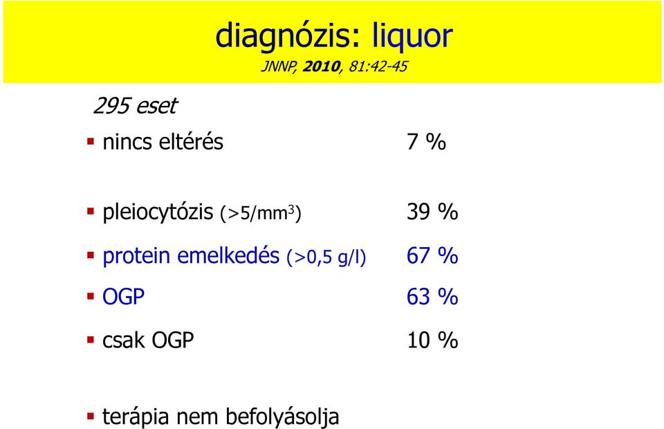 3 ) 39 % protein emelkedés ( 0,5 g/l) 67 %