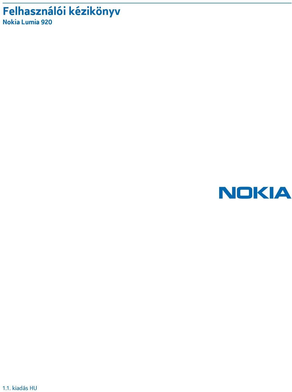 Felhasználói kézikönyv Nokia Lumia PDF Free Download