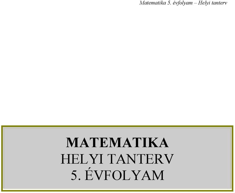 ÉVFOLYAM