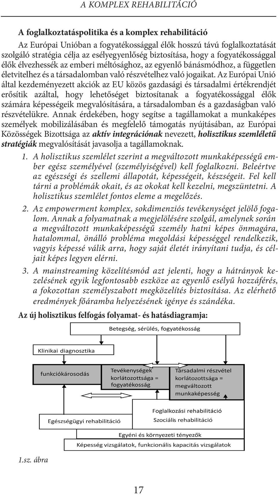 Az Európai Unió által kezdeményezett akciók az EU közös gazdasági és társadalmi értékrendjét erősítik azáltal, hogy lehetőséget biztosítanak a fogyatékossággal élők számára képességeik