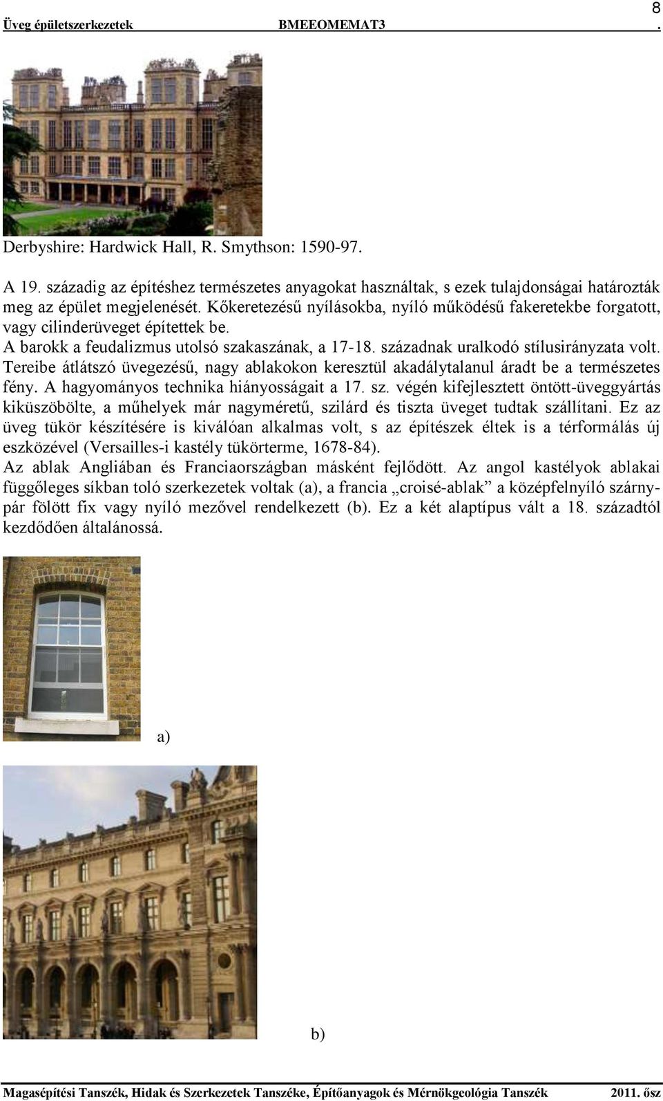 ÜVEG ÉPÜLETSZERKEZETEK BMEEOMEMAT3 - PDF Free Download