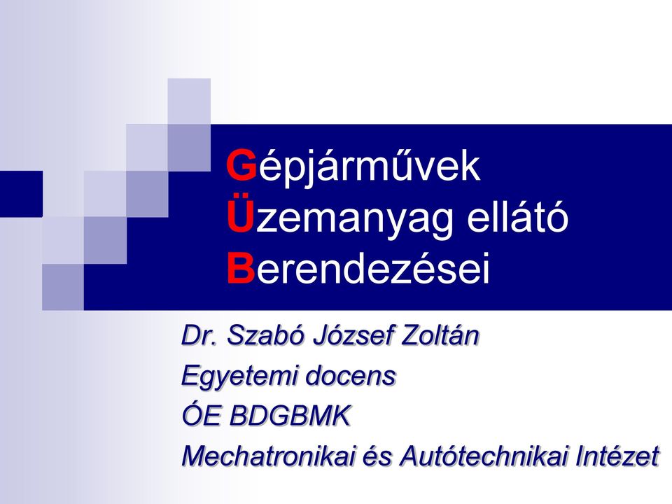 Szabó József Zoltán Egyetemi