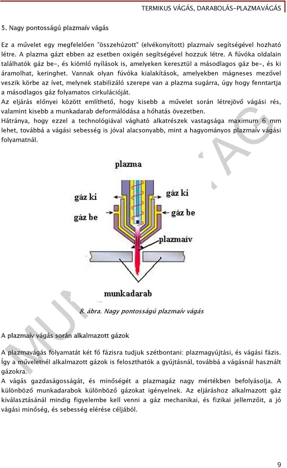 Vannak olyan fúvóka kialakítások, amelyekben mágneses mezővel veszik körbe az ívet, melynek stabilizáló szerepe van a plazma sugárra, úgy hogy fenntartja a másodlagos gáz folyamatos cirkulációját.