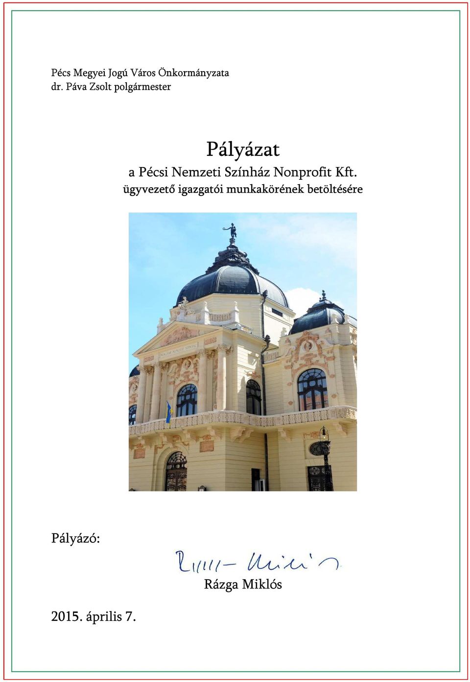 Színház Nonprofit Kft.
