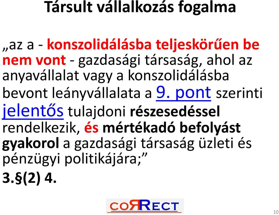 leányvállalata a 9.