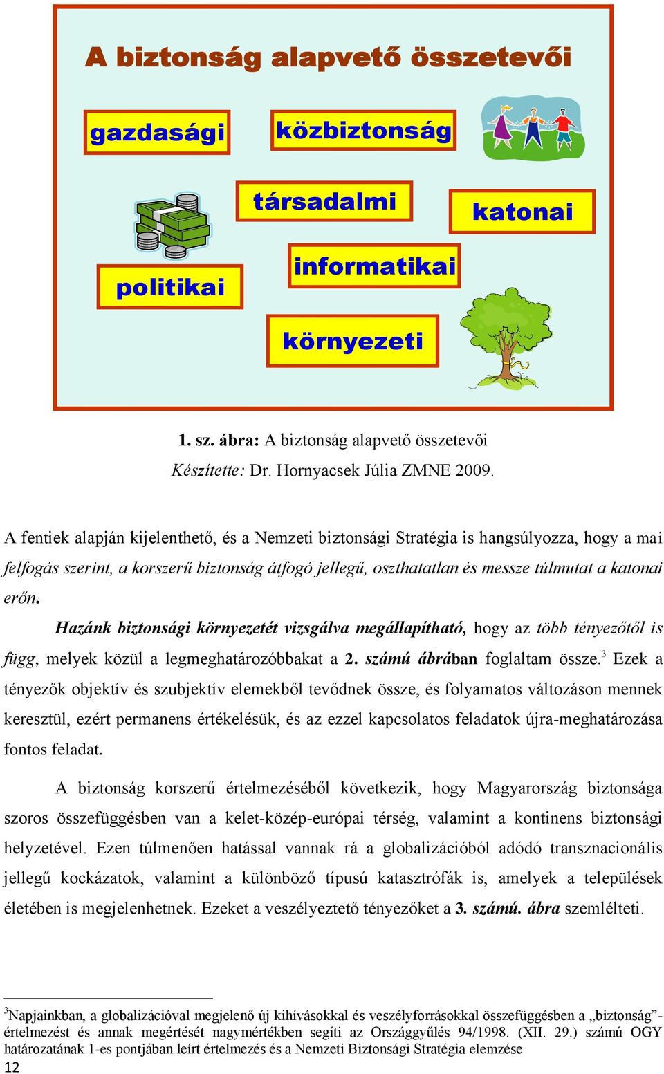 Hazánk biztonsági környezetét vizsgálva megállapítható, hogy az több tényezőtől is függ, melyek közül a legmeghatározóbbakat a 2. számú ábrában foglaltam össze.