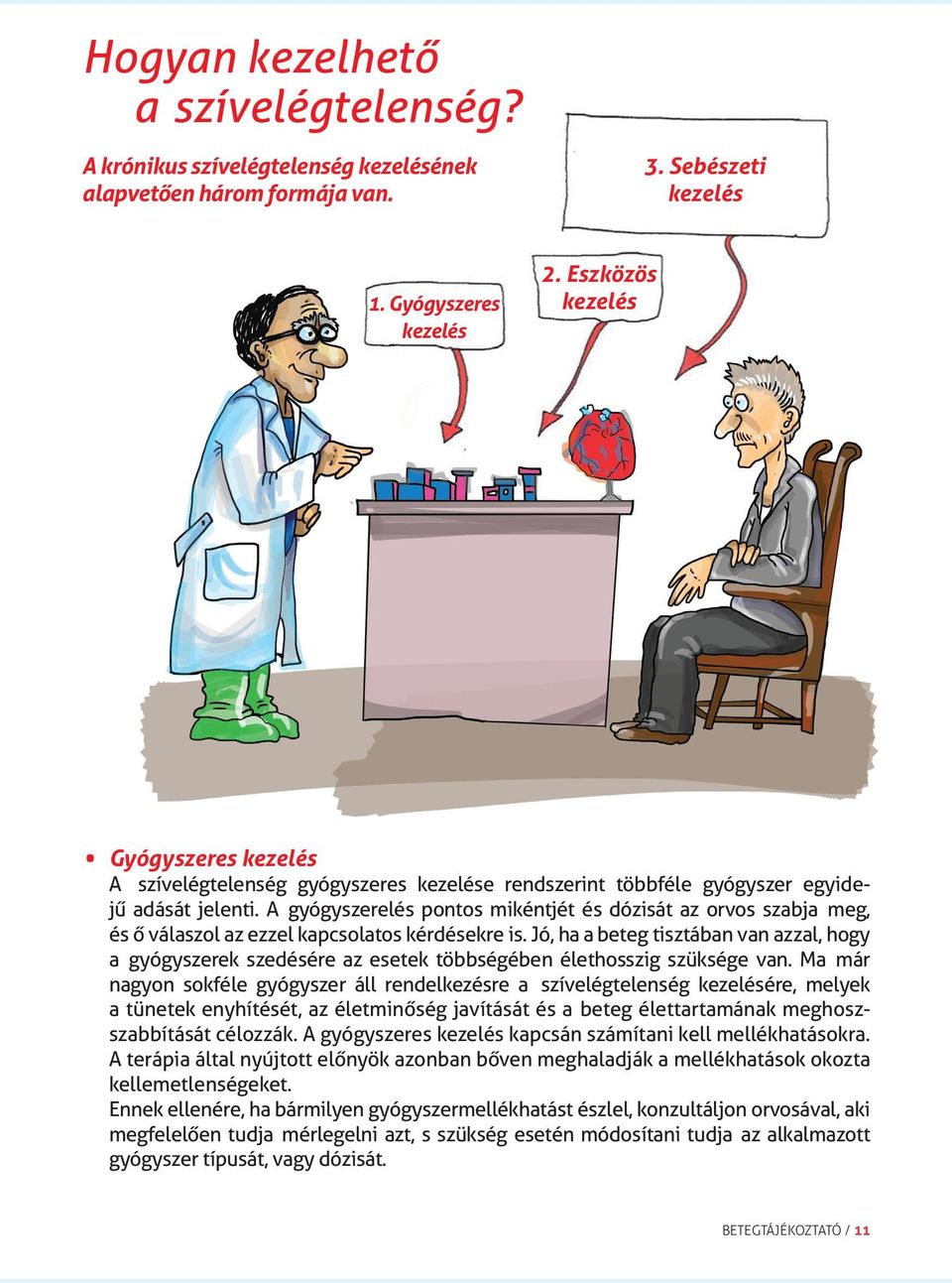 A gyógyszerelés pontos mikéntjét és dózisát az orvos szabja meg, és ő válaszol az ezzel kapcsolatos kérdésekre is.