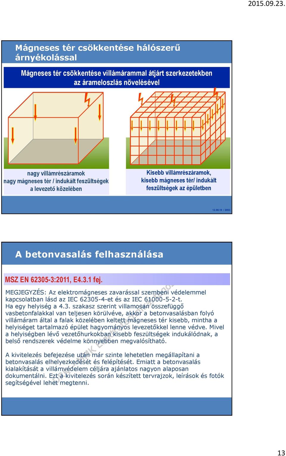 MEGJEGYZÉS: Az elektromágneses zavarással szembeni védelemmel kapcsolatban lásd az IEC 6230