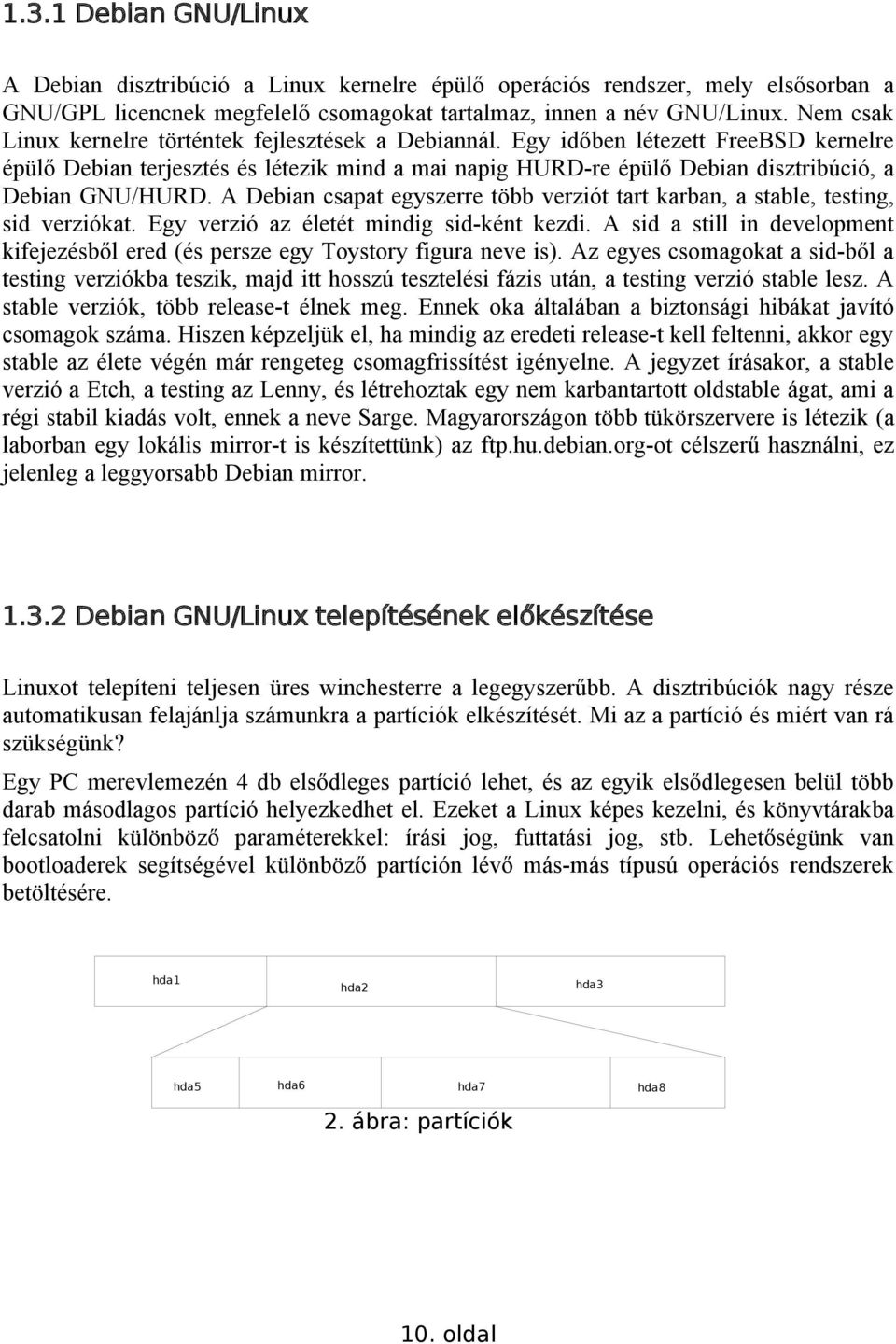 Egy időben létezett FreeBSD kernelre épülő Debian terjesztés és létezik mind a mai napig HURD-re épülő Debian disztribúció, a Debian GNU/HURD.