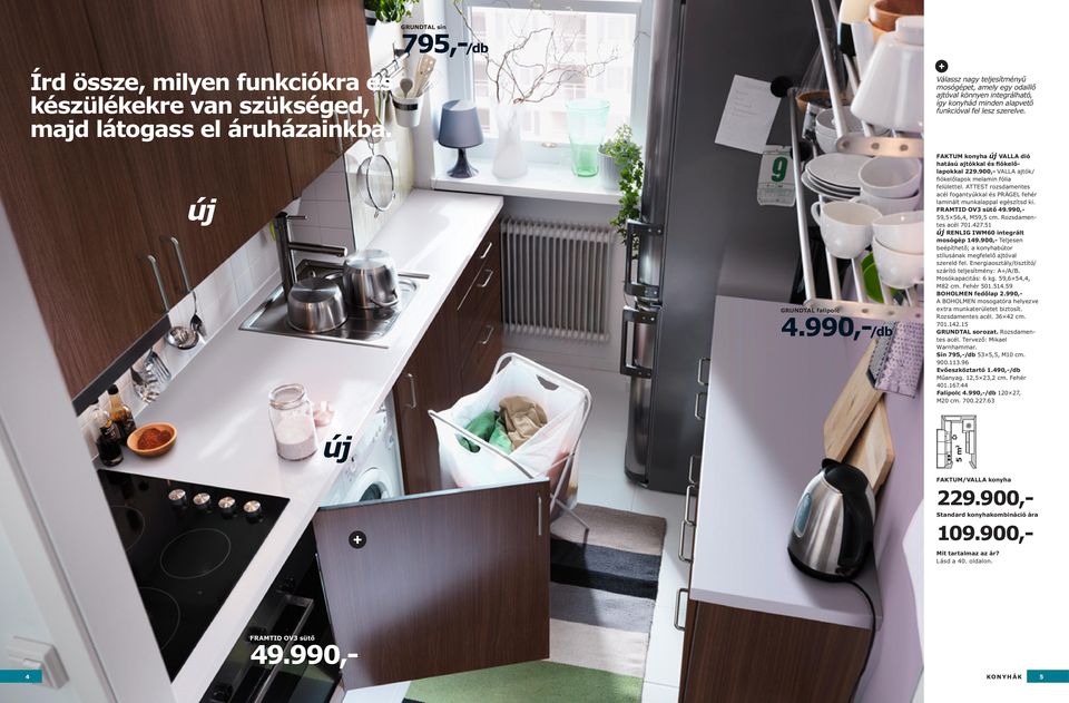 IKEA Konyhák. A FAKTUM konyhaszekrényekre. mindennapos minőségi garanciát  biztosítunk. Lásd a 89. oldalon. - PDF Ingyenes letöltés