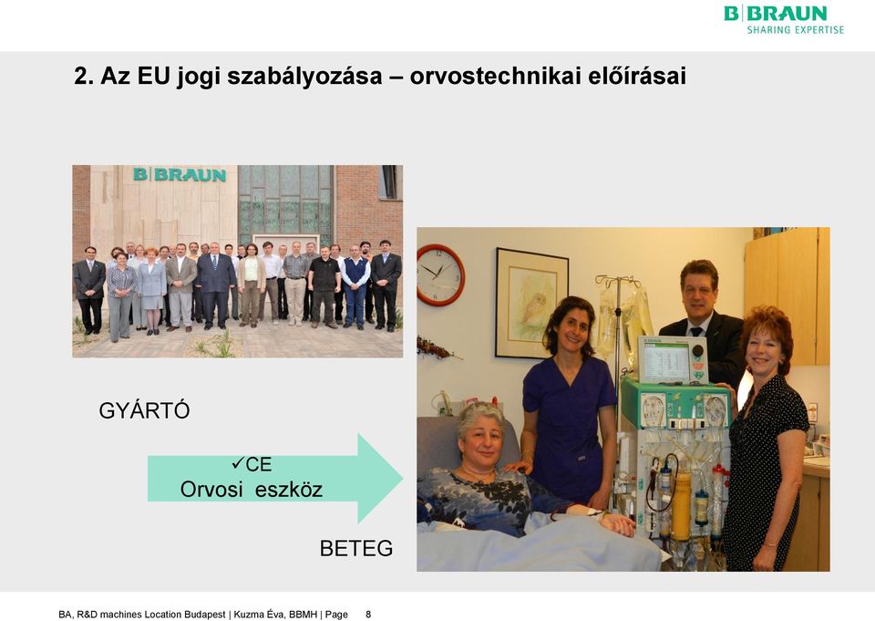 Orvosi eszköz BETEG BA, R&D