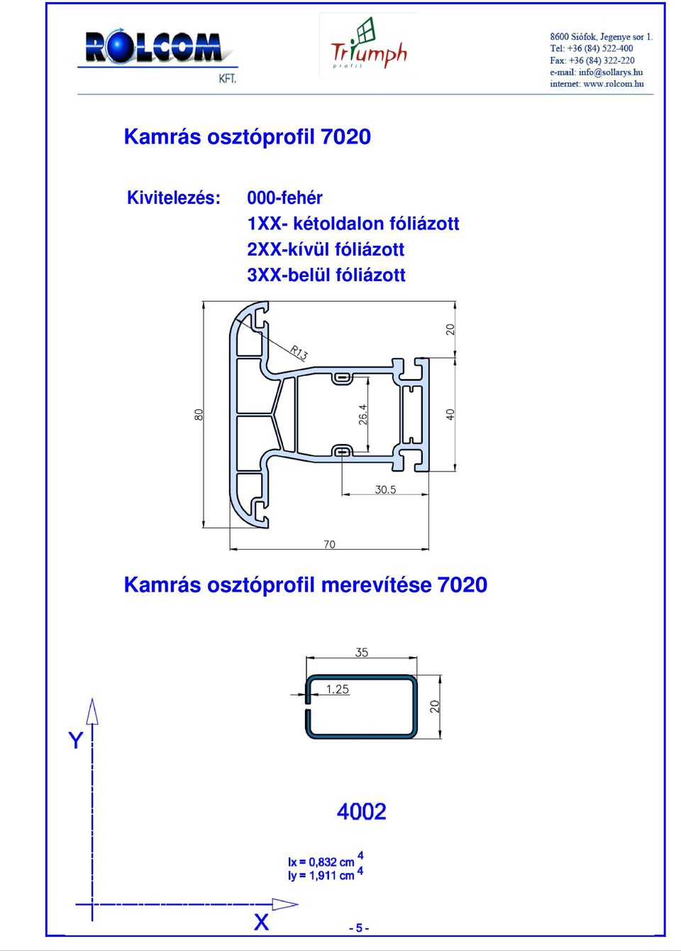 2XX-kívül fóliázott 3XX-belül