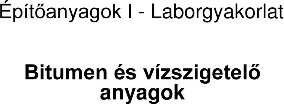 Laborgyakorlat