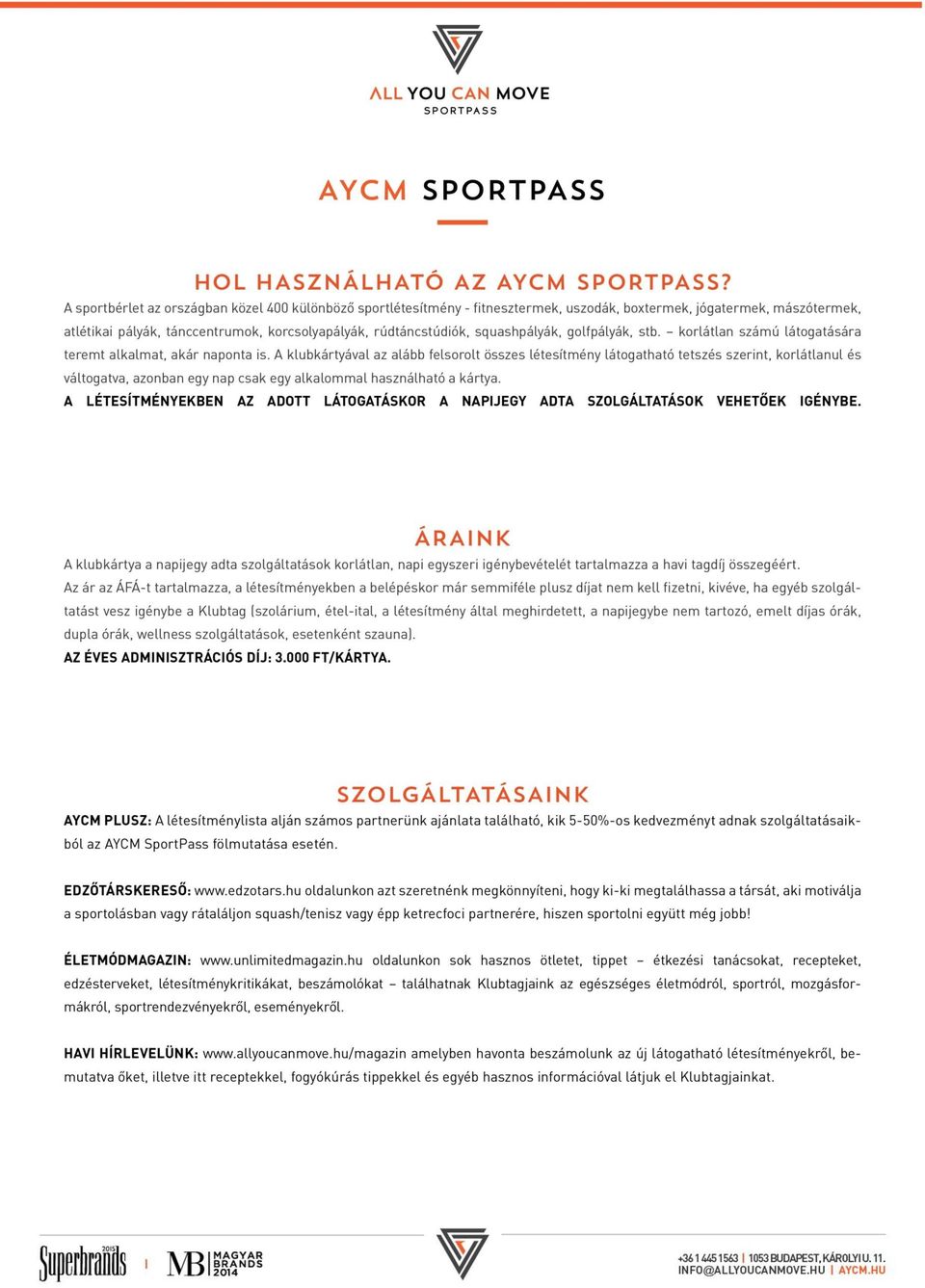 AYCM CSOMAGTÍPUSOK C D XL XXL - PDF Ingyenes letöltés