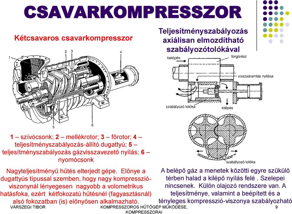 HŰTÉSTECHNIKA ALAPJAI 1. ELŐADÁS KOMPRESSZOROS HŰTŐGÉPEK MŰKÖDÉSE,  KOMPRESSZORAI - PDF Free Download