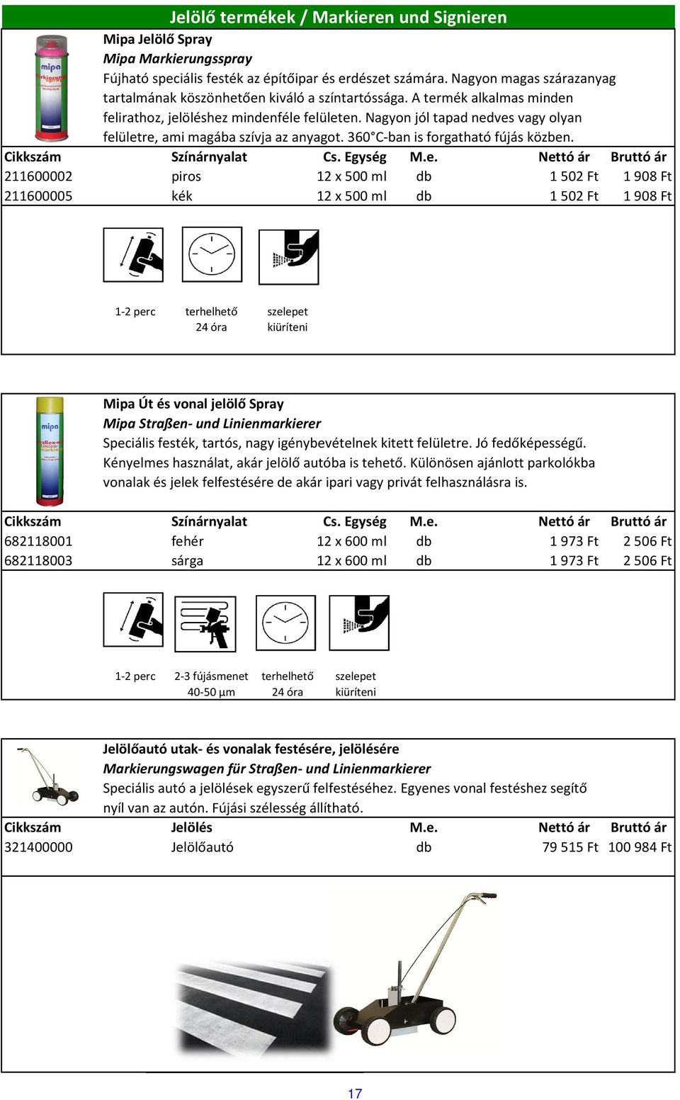 Nagyon jól tapad nedves vagy olyan felületre, ami magába szívja az anyagot. 360 C-ban is forgatható fújás közben.