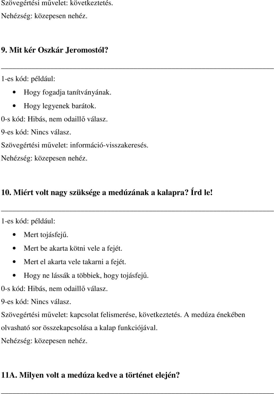 Mert be akarta kötni vele a fejét. Mert el akarta vele takarni a fejét. Hogy ne lássák a többiek, hogy tojásfejű.