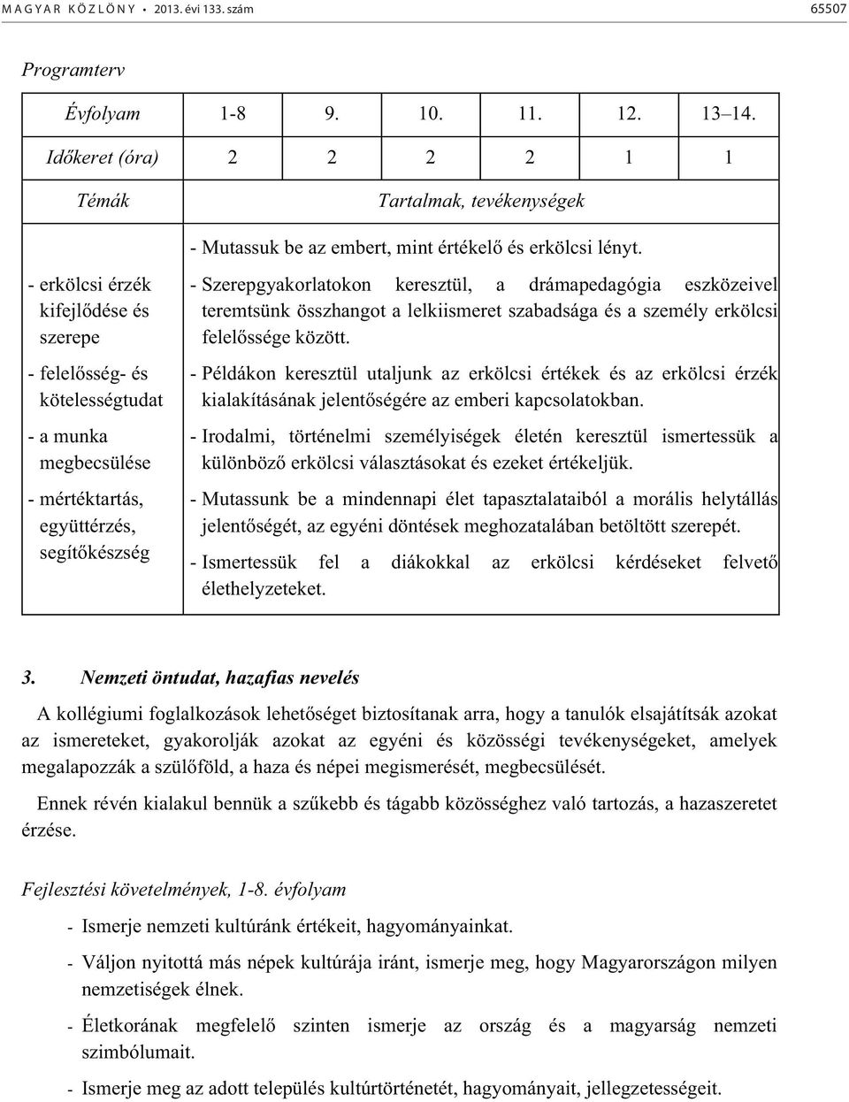 eszközeivel teremtsünk összhangot a lelkiismeret szabadsága és a személy erkölcsi felel ssége között.