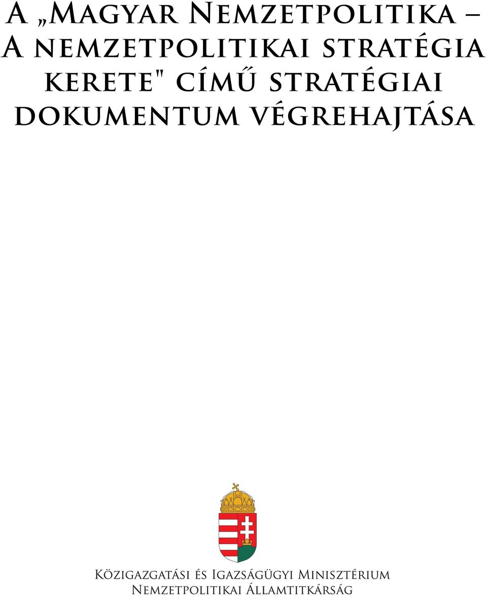stratégia kerete" című
