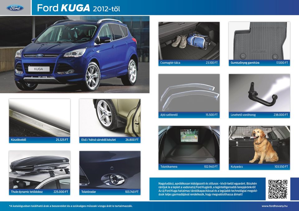 FORD TARTOZÉK KATALÓGUS - PDF Ingyenes letöltés