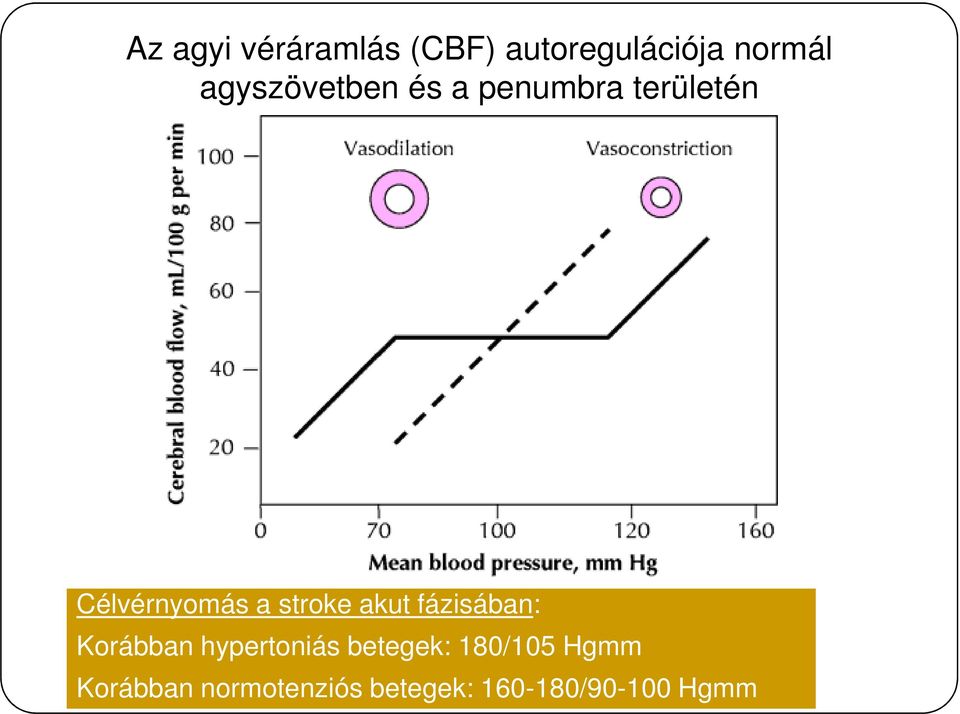 stroke akut fázisában: Korábban hypertoniás betegek: