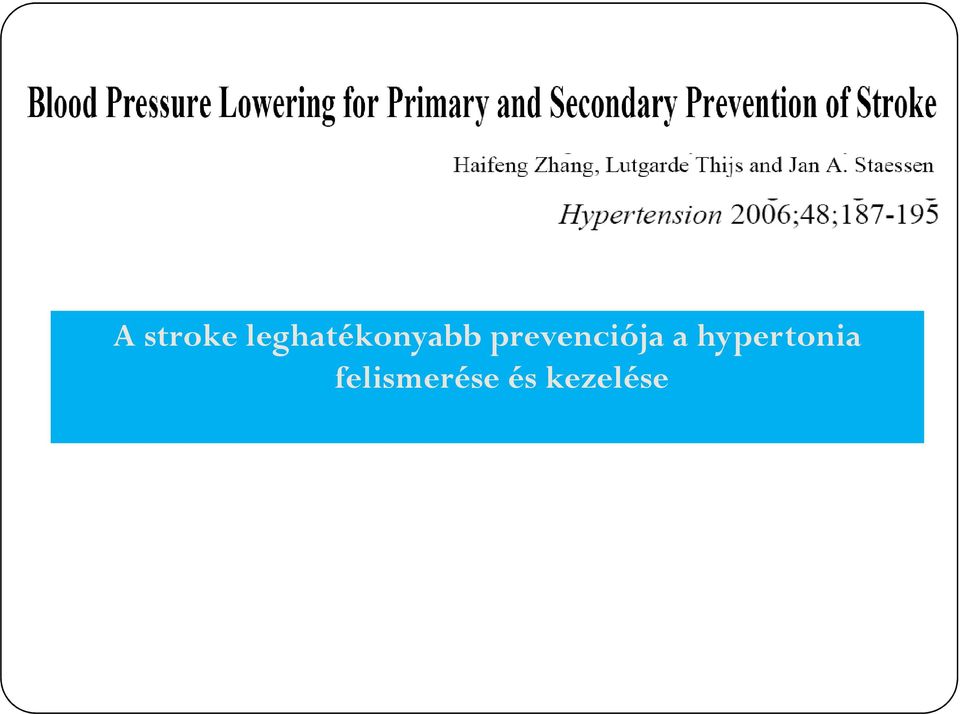 prevenciója a