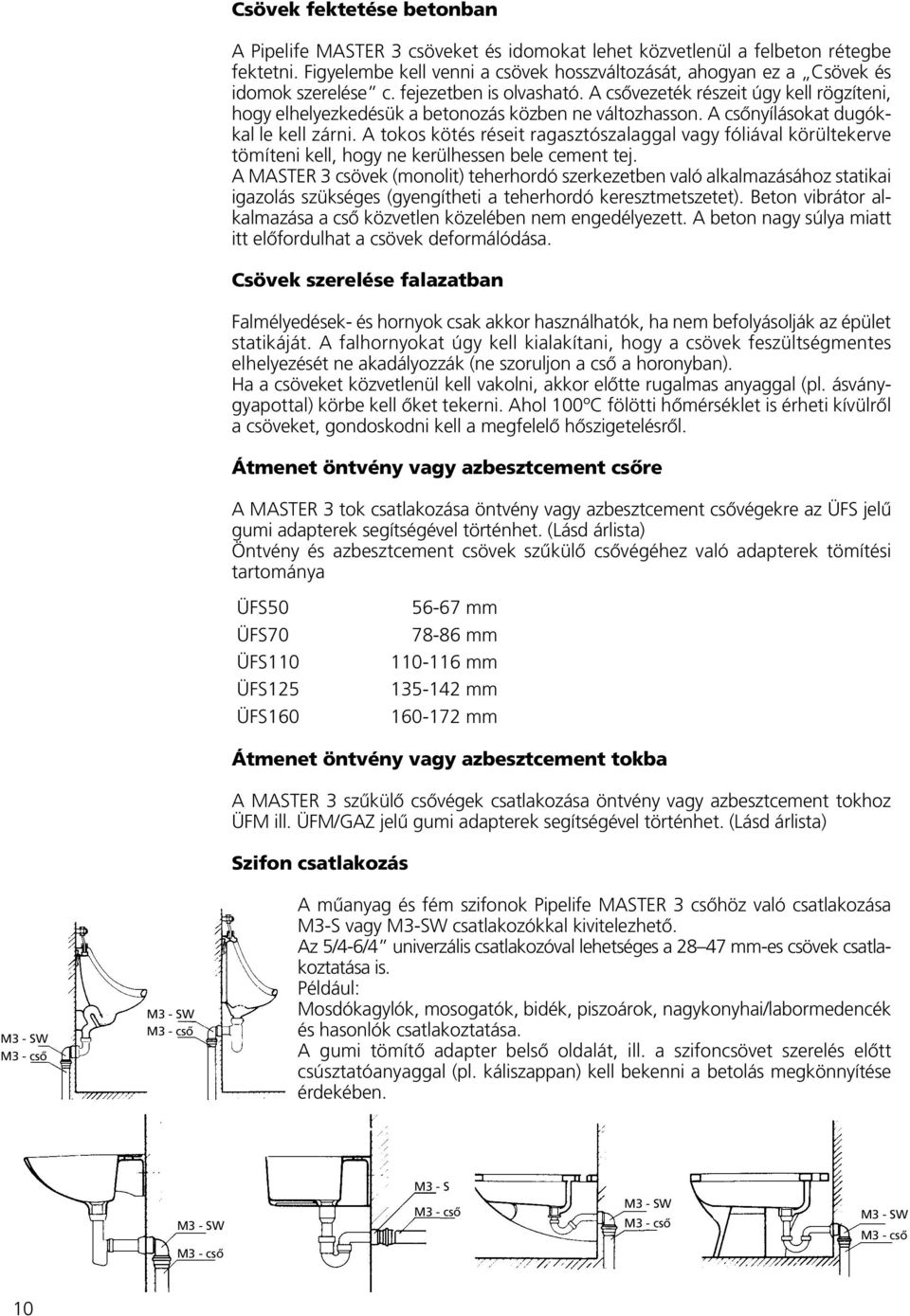 MASTER 3 ZAJCSILLAPÍTOTT PP LEFOLYÓRENDSZER - PDF Ingyenes letöltés