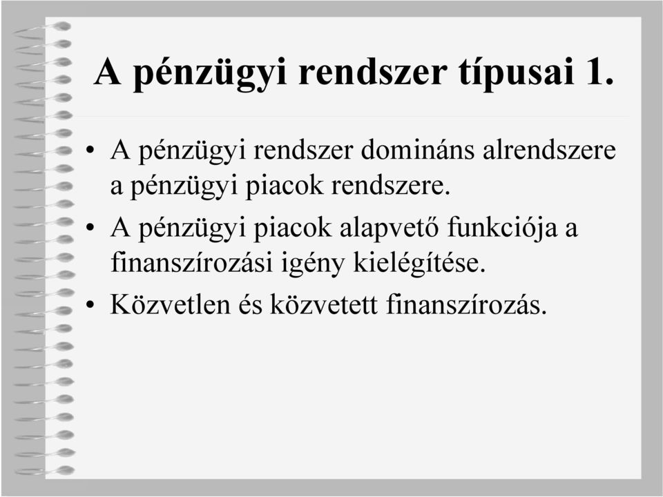 piacok rendszere.