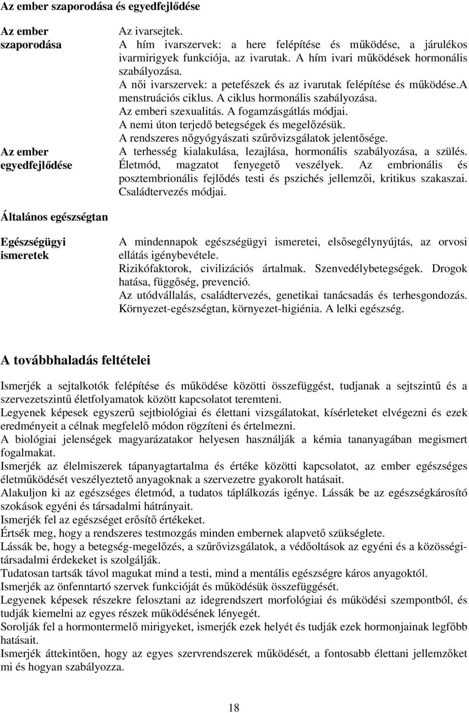 A fogamzásgátlás módjai. A nemi úton terjedő betegségek és megelőzésük. A rendszeres nőgyógyászati szűrővizsgálatok jelentősége. A terhesség kialakulása, lezajlása, hormonális szabályozása, a szülés.