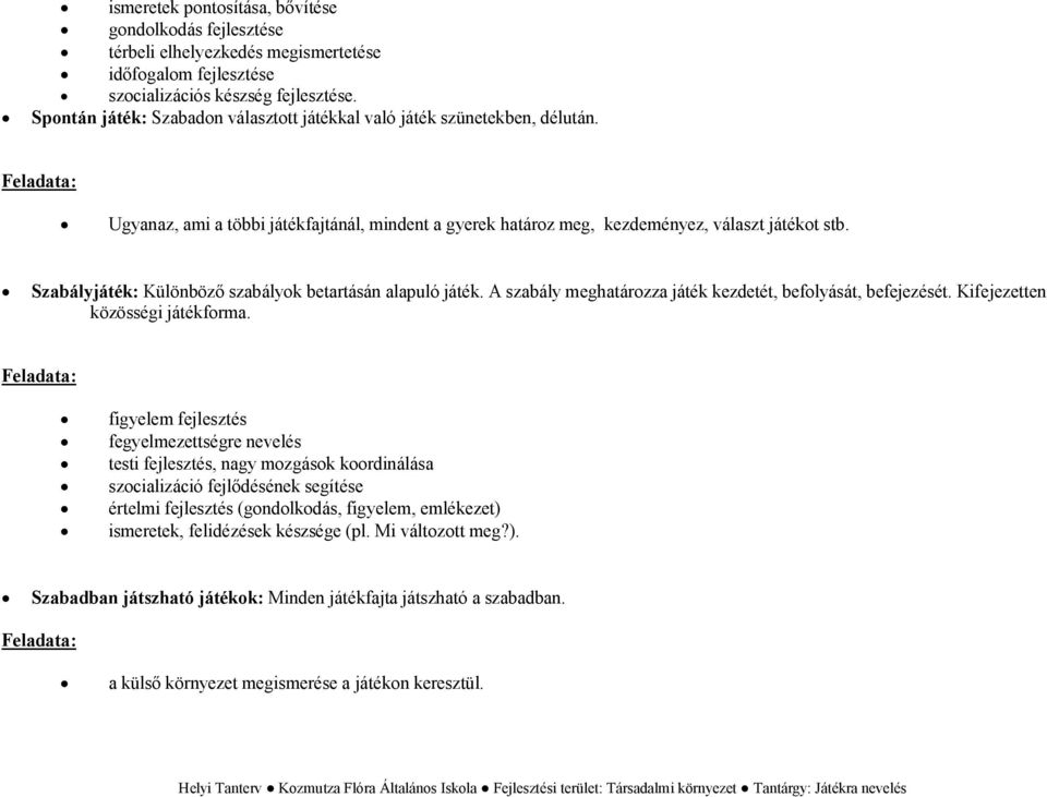 Játékra nevelés Évfolyam: PDF Free Download