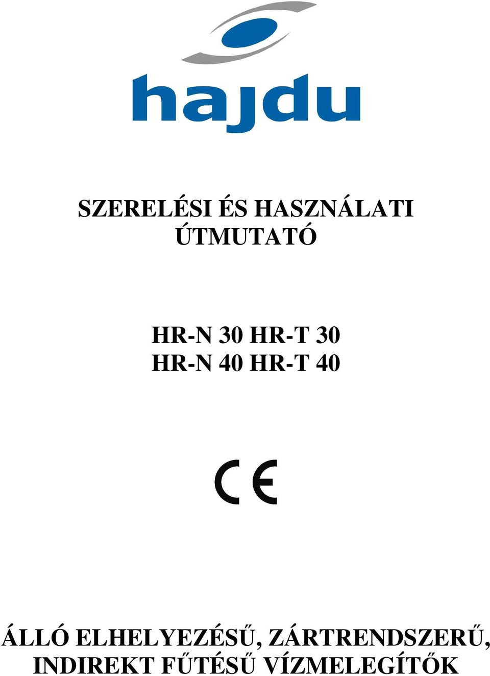 SZERELÉSI ÉS HASZNÁLATI ÚTMUTATÓ - PDF Free Download