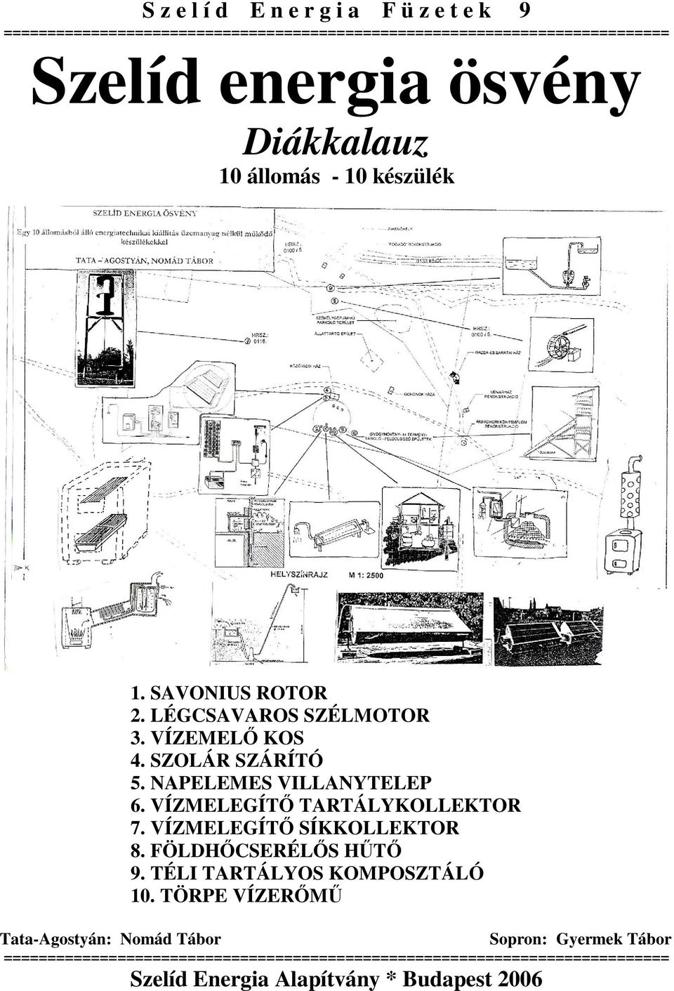 Szelíd energia ösvény Diákkalauz 10 állomás - 10 készülék - PDF Ingyenes  letöltés