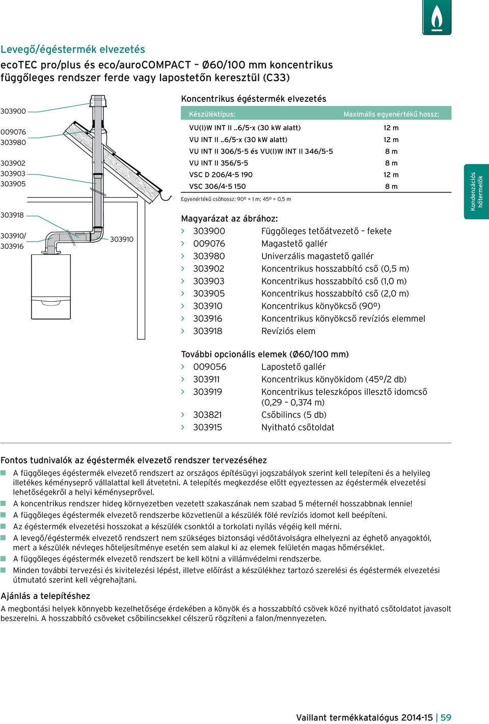 .6/5-x (30 kw alatt) VU INT II 306/5-5 és VU(I)W INT II 346/5-5 12 m 12 m 8 m 303902 VU INT II 356/5-5 8 m 303903 303905 303918 303910/ 303916 303910 VSC D 206/4-5 190 VSC 306/4-5 150 Egyenértékű