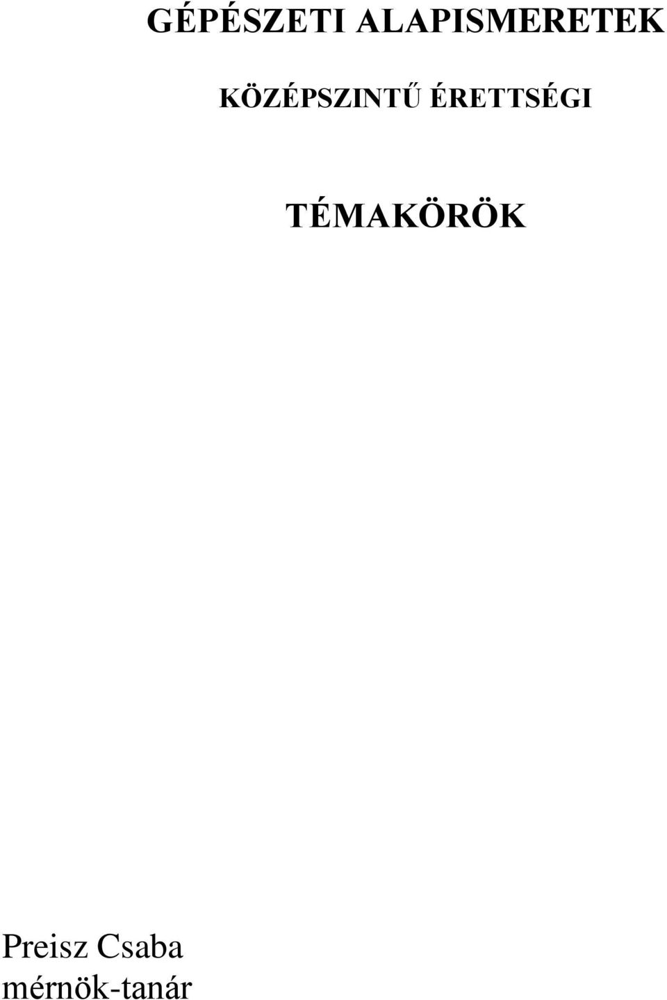 KÖZÉPSZINTŰ